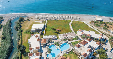 Hotel Lindos Imperial Resort and Spa - pohľad  na pláž - letecký zájazd CK Turancar (Rodos, Kiotari)