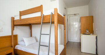 Hotel Tsampika - rodinná izba - letecký zájazd CK Turancar (Rodos, Faliraki)