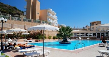 Hotel Diagoras - bazén - letecký zájazd CK Turancar (Rodos, Faliraki)