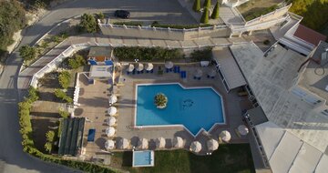 Hotel Diagoras - letecký pohľad - letecký zájazd CK Turancar (Rodos, Faliraki)