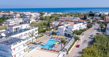 Hotel Orion - letecký pohľad- letecký zájazd CK Turancar (Rodos, Faliraki)