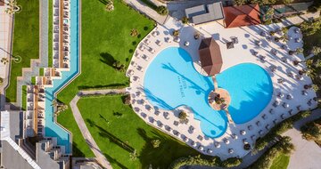 Hotel Kresten Palace - letecký pohľad - letecký zájazd CK Turancar (Rodos, Faliraki)