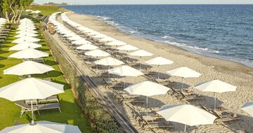 Neptune Luxury Resort - pláž - letecky zájazd CK TURANCAR Kos Mastichari