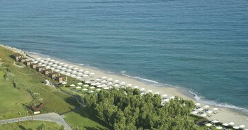 Neptune Luxury Resort - pláž - letecky zájazd CK TURANCAR Kos Mastichari