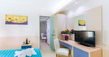 Kouros Palace hotel - rodinná izba - letecky zájazd CK Turancar - Mastichari, Kos
