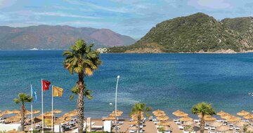 Marti La Perla - pláž - letecký zájazd CK Turancar - Turecko, Marmaris