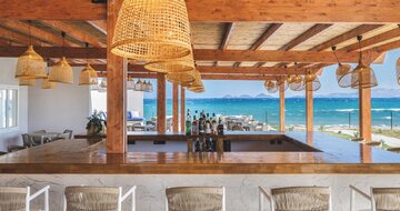 White Olive Marine Aquapark – bar na pláži – letecký zájazd CK Turancar – Kos - Tigaki