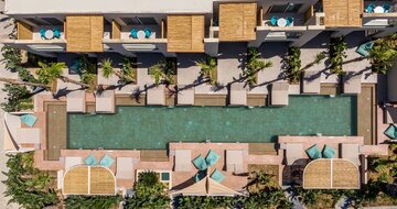 Akti Coast Club - pohľad na izby so spoločným bazénom - letecky zájazd CK Turancar - Marmari, Kos