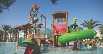 Akti Coast Club - detský bazén so šmýkalkami - letecky zájazd CK Turancar - Marmari, Kos