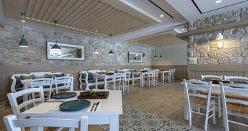 hotel Atantica beach - reštaurácia - letecký zájazd CK Turancar - Kos, Kardamena