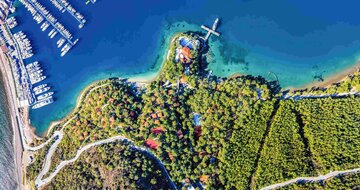 Marmaris Bay Resort - letecký záber - letecký zájazd CK Turancar - Turecko, Marmaris