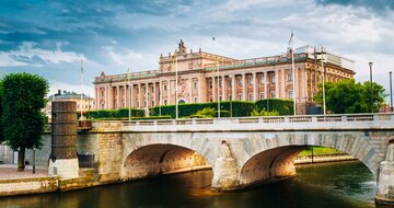 CK Turancar, letecký poznávací zájazd, Škandinávia,Švédsko, Štokholm, parlament Riksdag