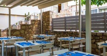 Hotel Dimitrios Beach - reštaurácia - letecký zájazd CK Turancar - Kréta, Rethymno