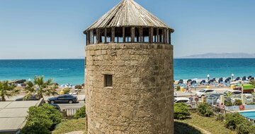 Hotel Mitsis Petit Palais - pláž - letecký zájazd CK Turancar (Rodos, Rodos)