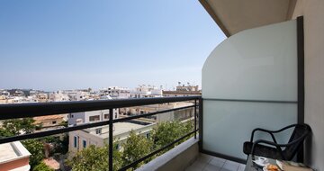 Hotel Angela  Downtown - výhľad z izby - letecký zájazd CK Turancar - Rodos, Rodos