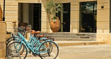 Minos Hotel - exteriér - letecký zájazd CK Turancar - Kréta, Rethymno