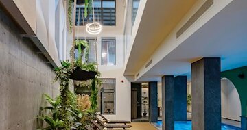 Minos Ambassador - vnútorný bazén - letecký zájazd CK Turancar - Kréta, Rethymno