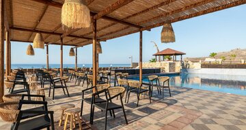 Hotel Costa Lindia beach - reštaurácia - letecký zájazd CK Turancar (Rodos, Lardos)