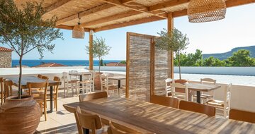 Hotel Costa Lindia beach - reštaurácia - letecký zájazd CK Turancar (Rodos, Lardos)