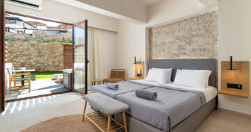 Hotel Costa Lindia beach - dvojlôžková izba ground floor - letecký zájazd CK Turancar (Rodos, Lardos)