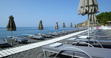 Kos Michelangelo Resort@Spa - pláž - letecky zájazd CK Turancar - Agios Fokas, Kos 
