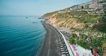 Kos Michelangelo Resort@Spa - pláž - letecky zájazd CK Turancar - Agios Fokas, Kos 