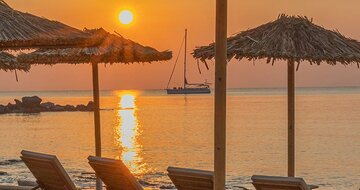 Sovereign Beach - pláž - letecky zájazd CK Turancar - Kardamena, Kos