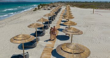 Hotel D´Andrea Lagoon - pláž - letecky zájazd CK Turancar - Marmari, Kos