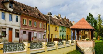 CK Turancar, autobusový poznávací zájazd, Rumunsko - Sedmohradsko a Transylvánia, Sibiu, typická architektúra