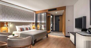 Mylome Luxury Hotel & Spa - izba s výhľadom na more - letecký zájazd CK Turancar - Turecko, Okurcalar
