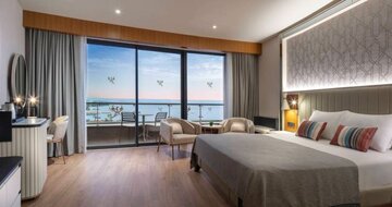 Mylome Luxury Hotel & Spa - izba s výhľadom na more - letecký zájazd CK Turancar - Turecko, Okurcalar