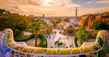 CK Turancar, Letecké poznávacie zájazdy, Španielsko, Barcelona, Girona a Montserrat s kúpaním, Park Guell