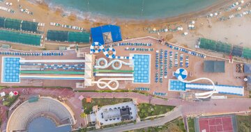 Eftalia Aqua Resort - pláž - letecký zájazd CK Turancar - Turecko, Türkler