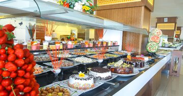 Eftalia Aqua Resort - bufetové stoly - letecký zájazd CK Turancar - Turecko, Türkler