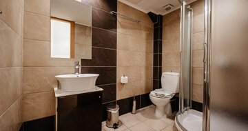 Aparthotel Marialena -kúpeľňa - letecký zájazd CK Turancar - Grécko, Thasos,Potos