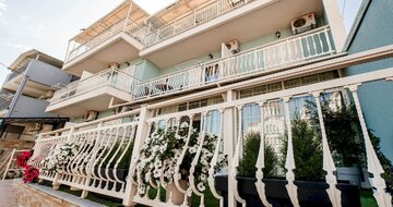 Aparthotel Marialena - exteriér - letecký zájazd CK Turancar - Grécko, Thasos, Potos