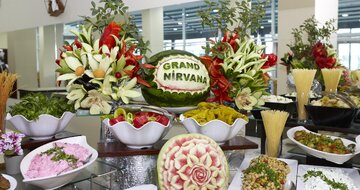 Grand hotel Nirvana - reštaurácia - letecký a autobusový zájazd CK Turancar - Bulharsko, Slnečné Pobrežie