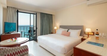 Hotel Mitsis La Vita - dvojlôžková izba s výhľadom na more - letecký zájazd CK Turancar (Rodos, Rodos)