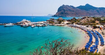 Hotel Lydia Maris Resort - pláž - letecký zájazd CK Turancar (Rodos, Kolymbia)