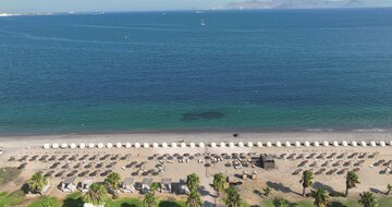 Hotel Kipriotis Village Resort - pláž - letecky zájazd CK TURANCAR (Kos - Psalidi)