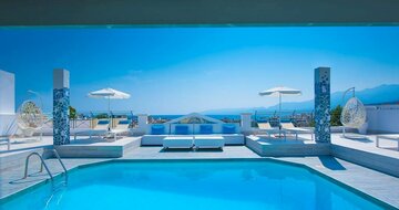 Senses Blue Boutique Hotel - strešný bazén - letecký zájazd CK Turancar - Kréta, Hersonissos