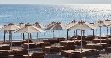 Hotel Port Royal Villas - pláž - letecký zájazd CK Turancar (Rodos, Kolymbia)