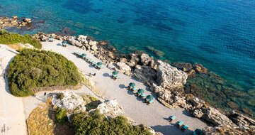 Hotel Kresten Royal Euphoria - pláž - letecký zájazd CK Turancar (Rodos, Kallithea)