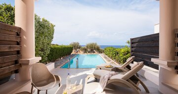 Hotel Kresten Royal Euphoria - junior suita s vlastným bazénom - letecký zájazd CK Turancar (Rodos, Kallithea)