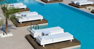 Hotel Sun Beach Resort - bazén pre dospelých - letecký zájazd CK Turancar (Ialyssos, Rodos)