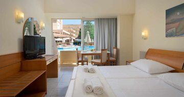 Hotel Sun Beach Resort - dvojlôžková izba - letecký zájazd CK Turancar (Ialyssos, Rodos)