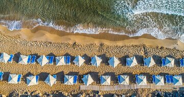 Knossos Beach Bungalows Suites - pláž - letecký zájazd CK Turancar - Kréta, Kokkini Hani 