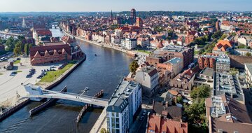 CK Turancar, autobusový poznávací zájazd, Poľsko, Gdansk - panoráma mesta