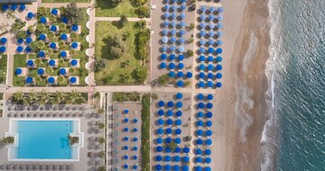 Hotel Esperides Beach Resort - letecký pohľad na more - letecký zájazd CK Turancar - Faliraki, Rodos