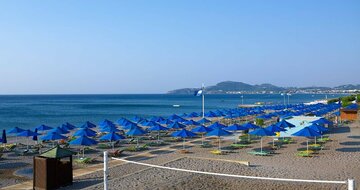 Hotel Esperides Beach Resort - pláž - letecký zájazd CK Turancar - Faliraki, Rodos